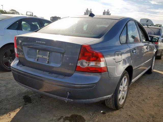 YV1MS382472265886 - 2007 VOLVO S40 2.4I GRAY photo 4