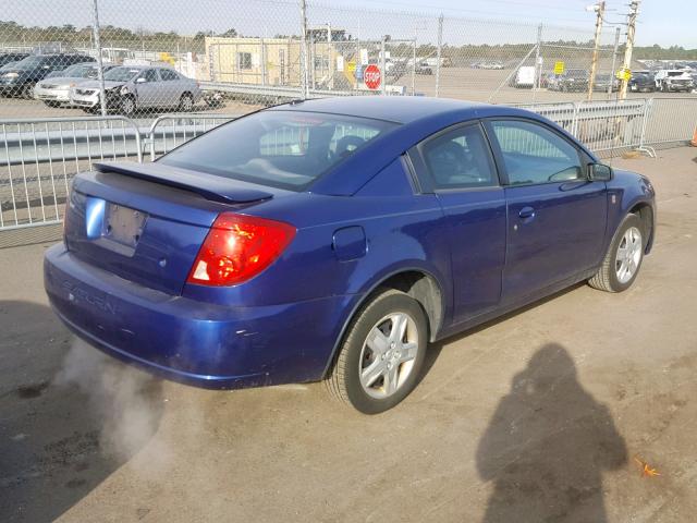 1G8AN18F96Z184857 - 2006 SATURN ION LEVEL BLUE photo 4