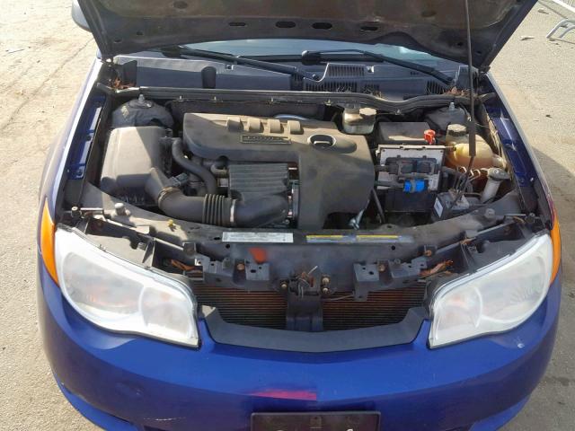 1G8AN18F96Z184857 - 2006 SATURN ION LEVEL BLUE photo 7