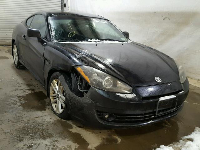 KMHHM66D88U291335 - 2008 HYUNDAI TIBURON GS BLACK photo 1