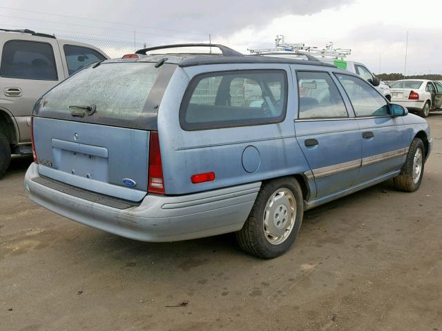 1FACP57U3NA116301 - 1992 FORD TAURUS GL BLUE photo 4