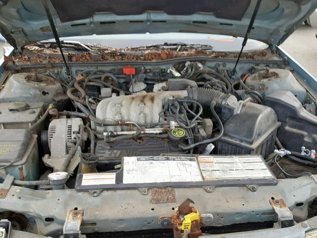 1FACP57U3NA116301 - 1992 FORD TAURUS GL BLUE photo 7