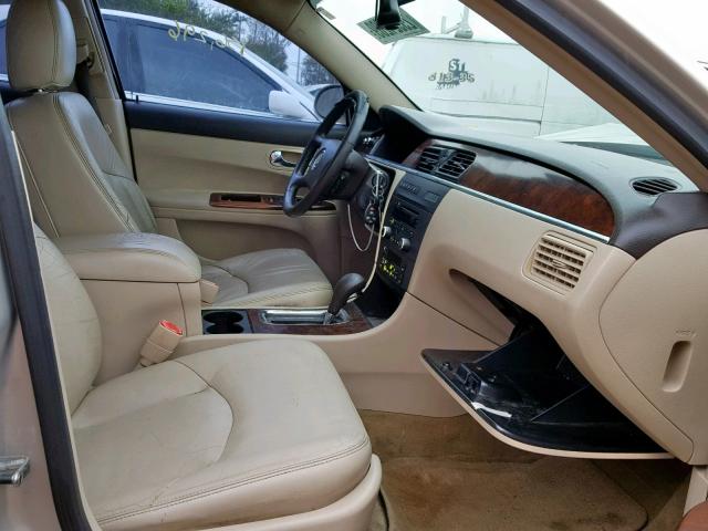 2G4WD582881259400 - 2008 BUICK LACROSSE C TAN photo 5