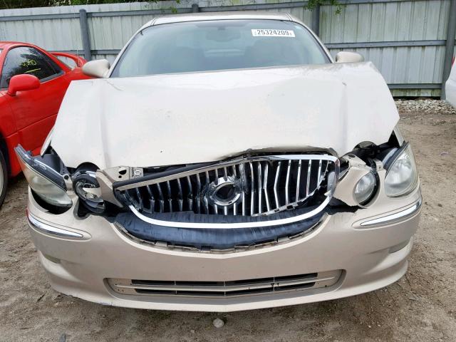 2G4WD582881259400 - 2008 BUICK LACROSSE C TAN photo 9