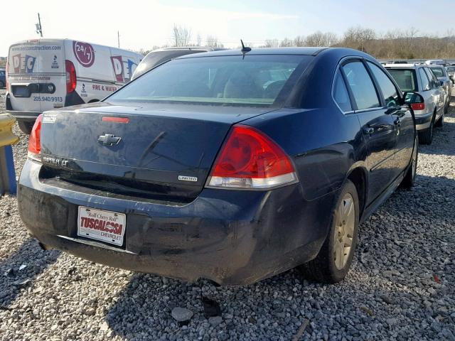 2G1WB5E3XE1122339 - 2014 CHEVROLET IMPALA LIM BLACK photo 4