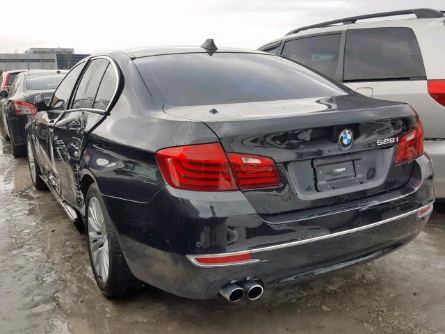 WBA5A7C58ED613323 - 2014 BMW 528 XI BLACK photo 3