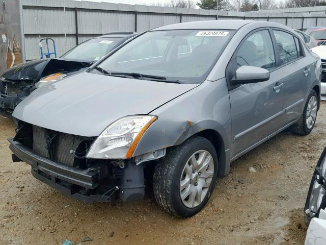 3N1AB6AP7CL766184 - 2012 NISSAN SENTRA 2.0 GRAY photo 2