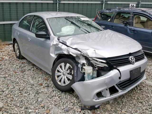 3VW2K7AJ2CM360453 - 2012 VOLKSWAGEN JETTA BASE SILVER photo 1