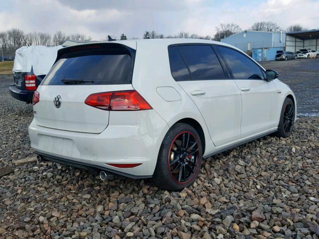 3VW447AU3HM047304 - 2017 VOLKSWAGEN GTI S/SE WHITE photo 4