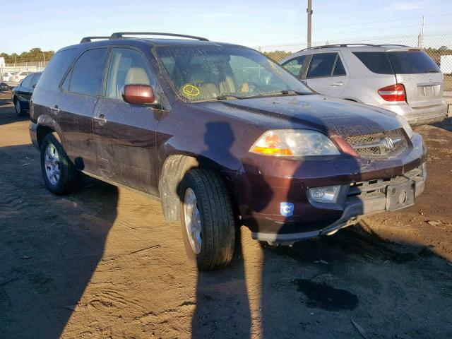 2HNYD18652H503537 - 2002 ACURA MDX TOURIN MAROON photo 1