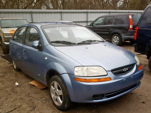 KL1TG56666B564242 - 2006 CHEVROLET AVEO LT BLUE photo 1