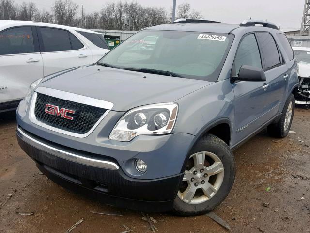 1GKER137X8J146944 - 2008 GMC ACADIA SLE BLUE photo 2