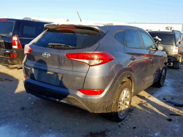 KM8J3CA47GU093273 - 2016 HYUNDAI TUCSON LIM GRAY photo 4