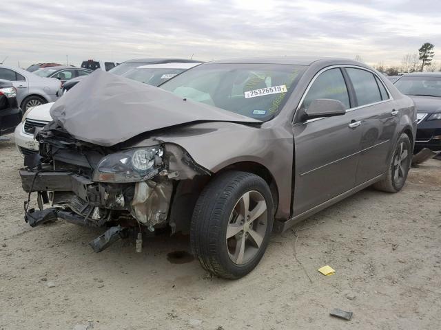 1G1ZC5E01CF182466 - 2012 CHEVROLET MALIBU 1LT ყავისფერი ფოტო 2