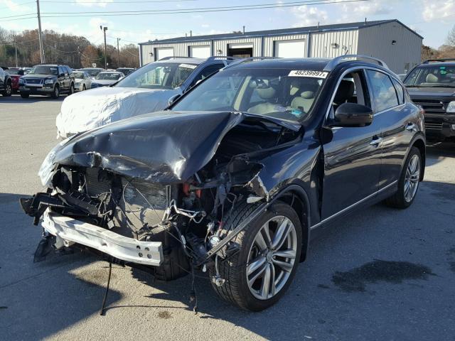 JN1AJ0HR1BM855275 - 2011 INFINITI EX35 BASE BLACK photo 2