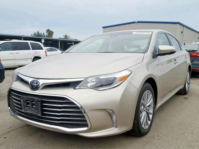 4T1BK1EB2HU243683 - 2017 TOYOTA AVALON XLE GOLD photo 2