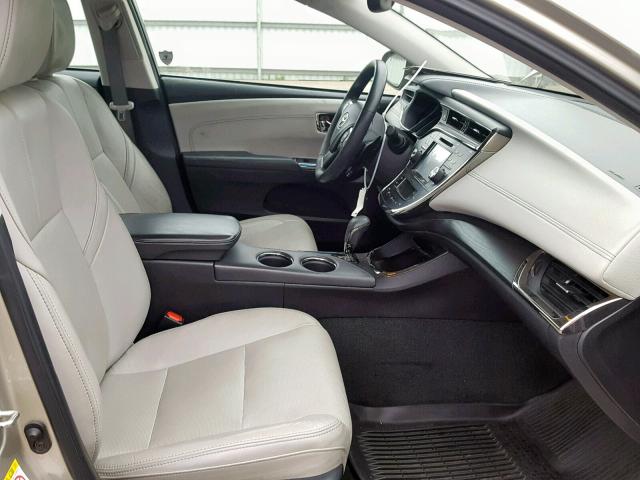 4T1BK1EB2HU243683 - 2017 TOYOTA AVALON XLE GOLD photo 5