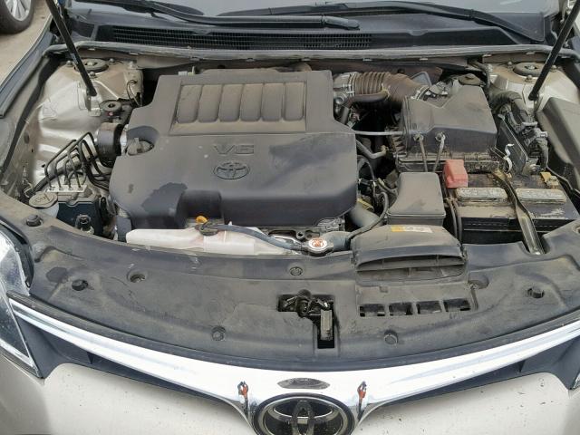 4T1BK1EB2HU243683 - 2017 TOYOTA AVALON XLE GOLD photo 7