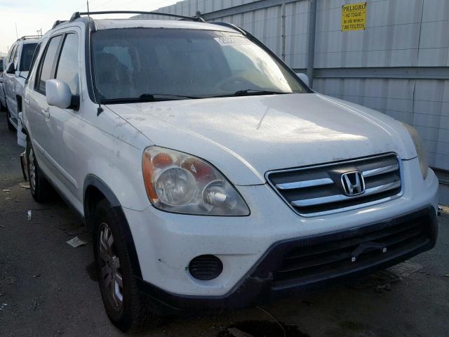 JHLRD78936C007638 - 2006 HONDA CR-V SE WHITE photo 1