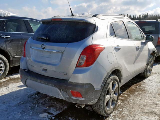 KL4CJESB8DB212204 - 2013 BUICK ENCORE SILVER photo 4