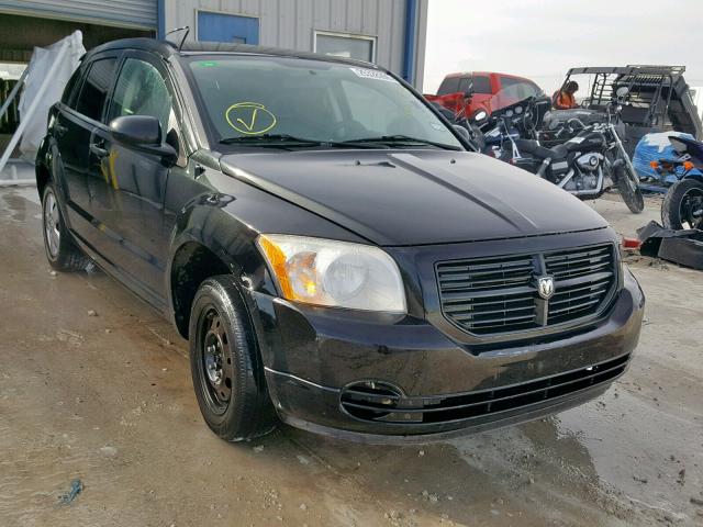 1B3HB28B18D671505 - 2008 DODGE CALIBER BLACK photo 1