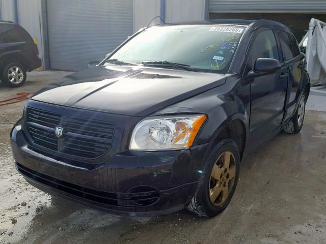 1B3HB28B18D671505 - 2008 DODGE CALIBER BLACK photo 2