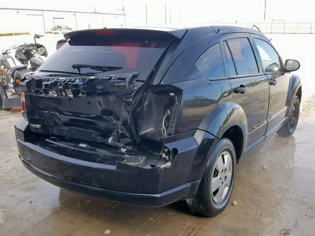 1B3HB28B18D671505 - 2008 DODGE CALIBER BLACK photo 4