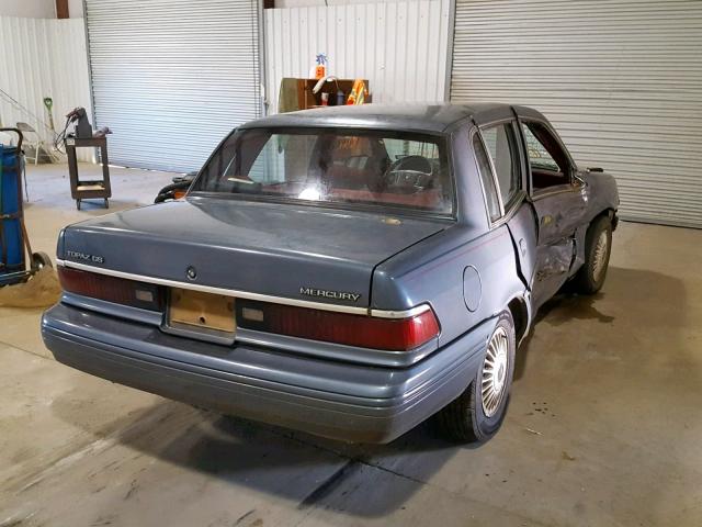 1MEPM36X4RK608841 - 1994 MERCURY TOPAZ GS GRAY photo 4