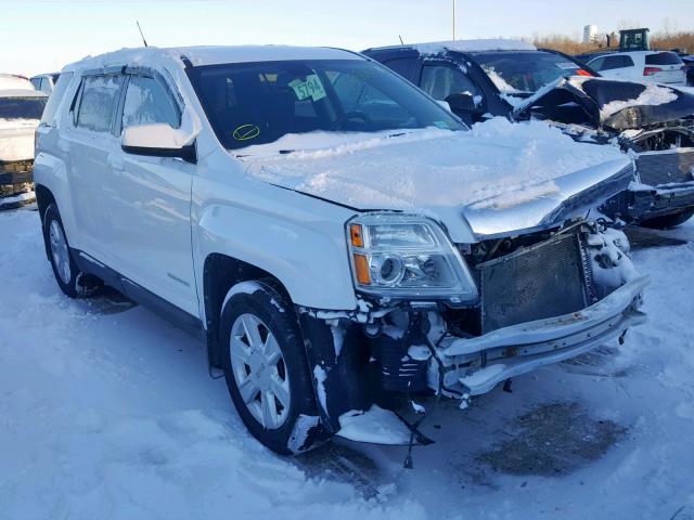 2CTFLCEW9A6383319 - 2010 GMC TERRAIN SL WHITE photo 1