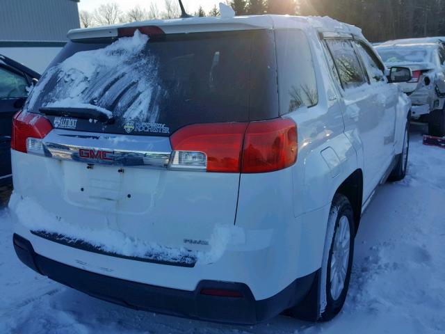 2CTFLCEW9A6383319 - 2010 GMC TERRAIN SL WHITE photo 4