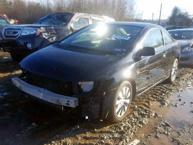 2HGFG1B9XBH503087 - 2011 HONDA CIVIC EXL BLACK photo 2