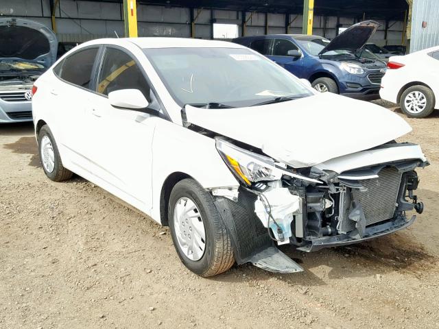 KMHCT4AE7GU995252 - 2016 HYUNDAI ACCENT SE WHITE photo 1