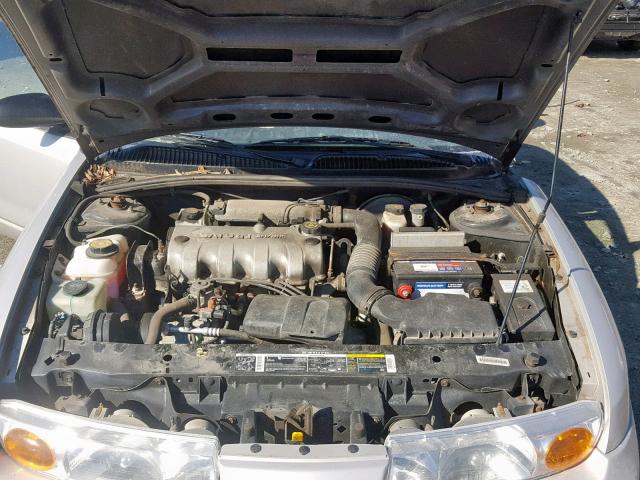 1G8ZF52831Z332463 - 2001 SATURN SL SILVER photo 7