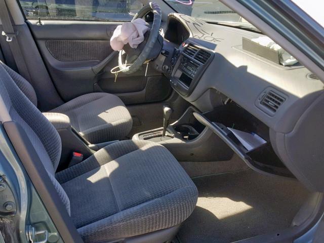 2HGEJ6619YH557049 - 2000 HONDA CIVIC BASE Mavi foto 5