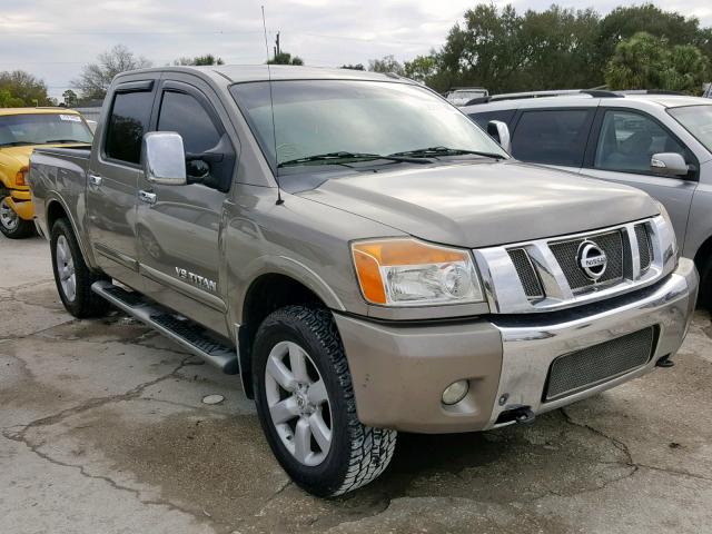 1N6BA07D88N328809 - 2008 NISSAN TITAN XE TAN photo 1