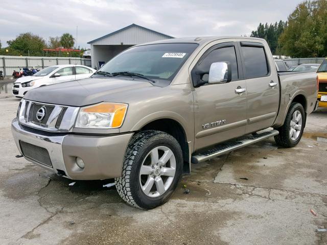 1N6BA07D88N328809 - 2008 NISSAN TITAN XE TAN photo 2