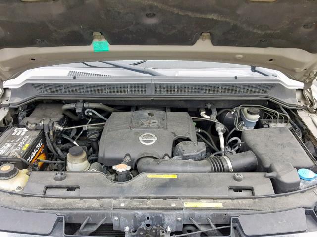 1N6BA07D88N328809 - 2008 NISSAN TITAN XE TAN photo 7