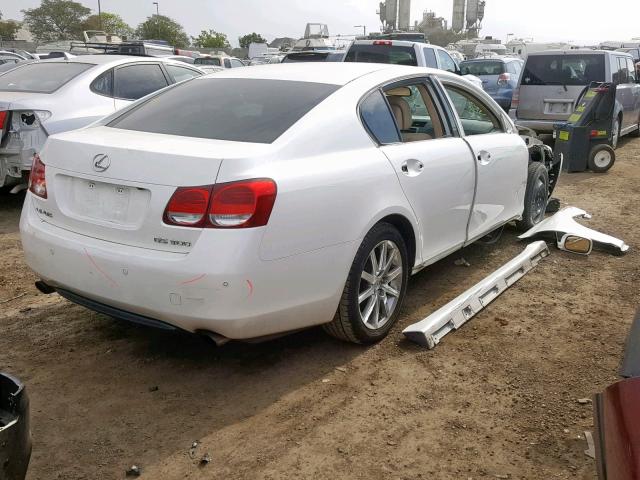 JTHBH96S465003539 - 2006 LEXUS GS GENERAT WHITE photo 4