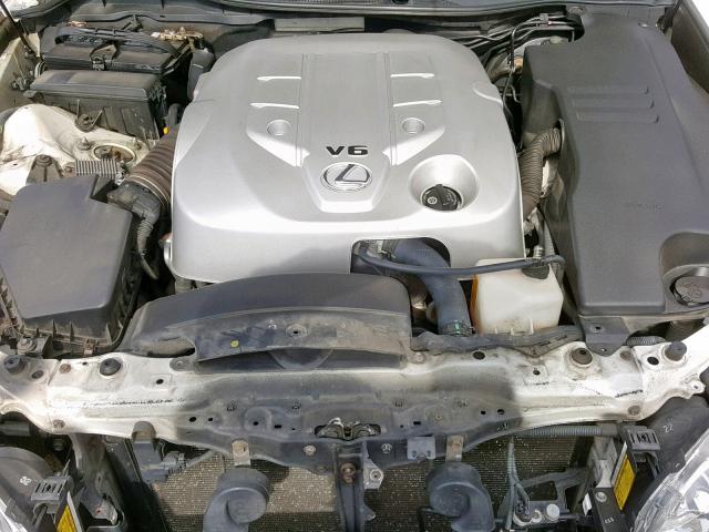 JTHBH96S465003539 - 2006 LEXUS GS GENERAT WHITE photo 7