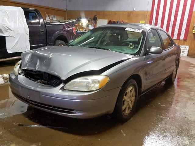 1FAFP56U26A213487 - 2006 FORD TAURUS SEL GRAY photo 2