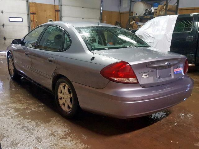 1FAFP56U26A213487 - 2006 FORD TAURUS SEL GRAY photo 3