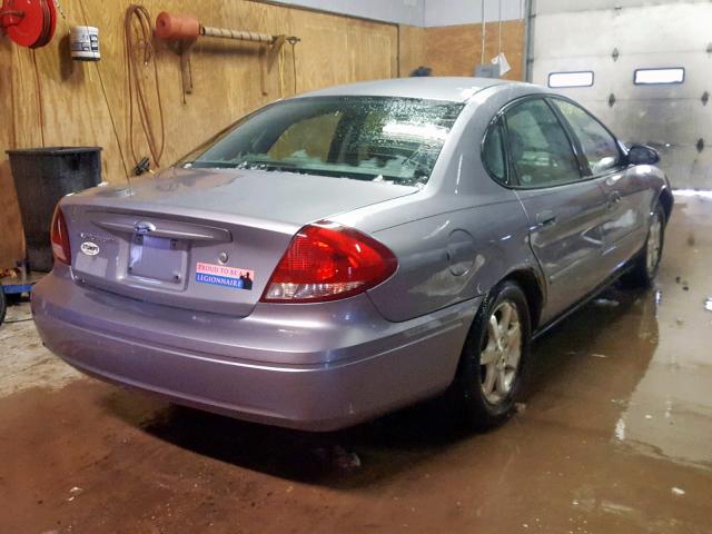 1FAFP56U26A213487 - 2006 FORD TAURUS SEL GRAY photo 4