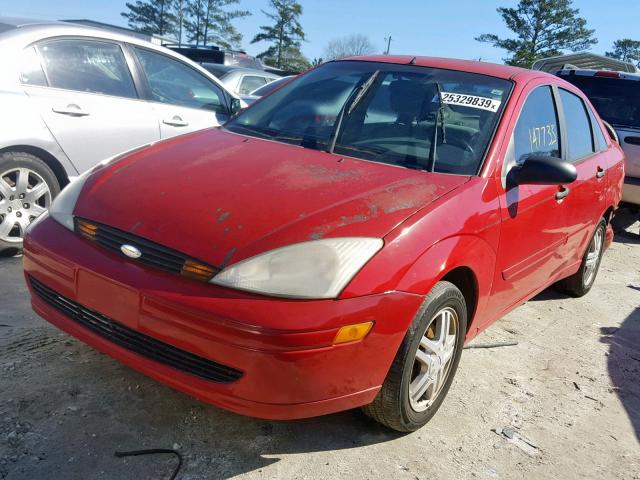 1FAFP38Z74W195100 - 2004 FORD FOCUS ZTS RED photo 2