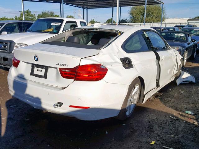 WBA3N7C57FK225203 - 2015 BMW 428 I WHITE photo 4