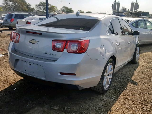 1G11H5SA7DF280429 - 2013 CHEVROLET MALIBU LTZ 银色 照片 4