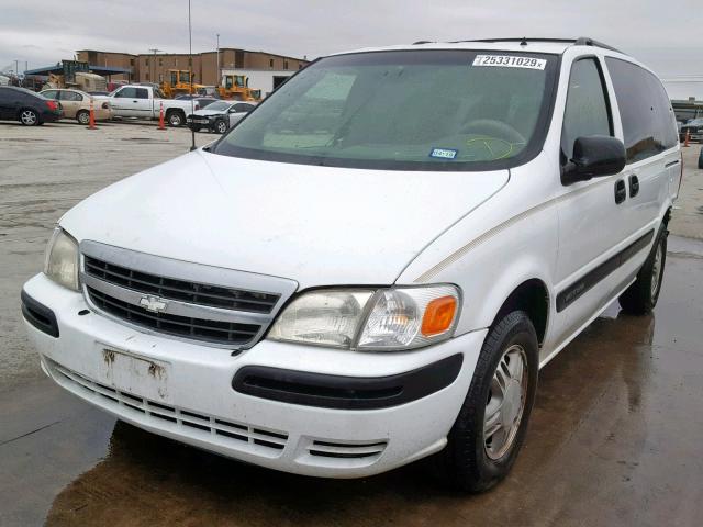 1GNDX03E72D175899 - 2002 CHEVROLET VENTURE WHITE photo 2