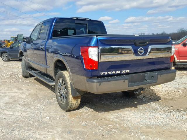 1N6BA1F28GN506738 - 2016 NISSAN TITAN XD S BLUE photo 3