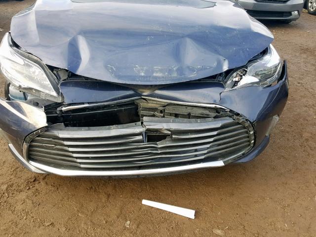 4T1BK1EB0GU241753 - 2016 TOYOTA AVALON XLE BLUE photo 9