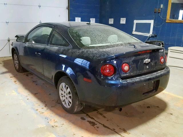 1G1AT18H597125164 - 2009 CHEVROLET COBALT LT BLUE photo 3