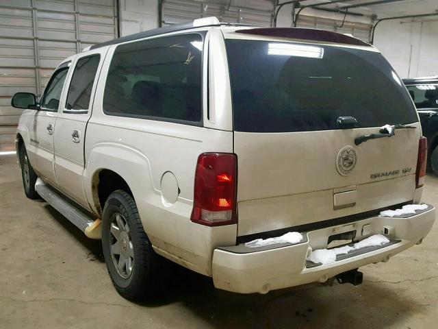 3GYFK66N16G140213 - 2006 CADILLAC ESCALADE E WHITE photo 3